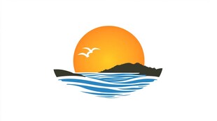 海上日出logo