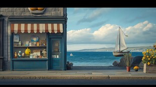 夏天橱窗展示素材