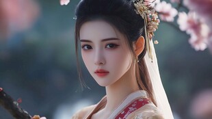 古典美女壁纸