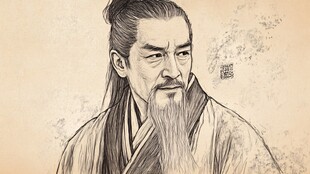 手绘祖冲之