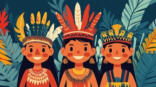 基诺克族人物插画