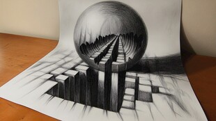 3d立体画创意绘画