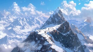 雪山大场景