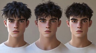 3d效果男孩