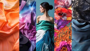 绚丽高端地产绸缎