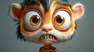 金丝猴卡通ip设计