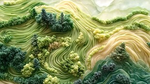 3d立体插画风格