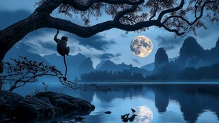 中秋唯美宽屏壁纸