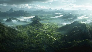 写实风景合成