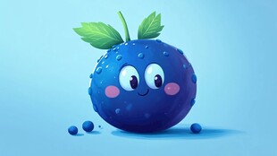q版蓝莓