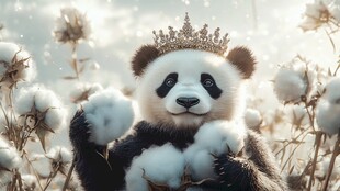 卡通熊猫壁纸