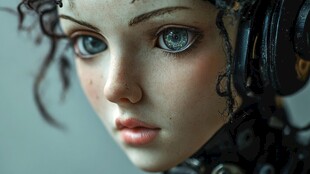 流泪的玩具娃娃