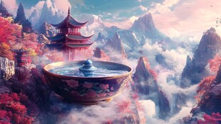 古风仙境天上宫阙