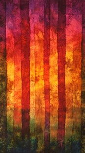 渐变水彩水墨条纹