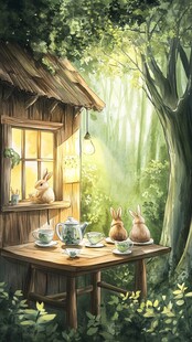 小兔生活场景