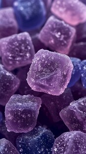 深蓝紫色酷炫水晶碎石