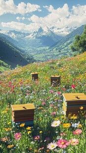 高山草原养蜂场