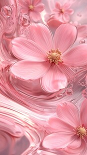 3d立体唯美花卉