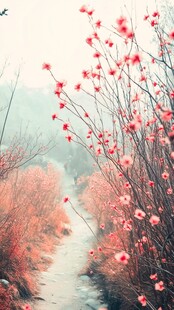 唯美梦幻梅花林