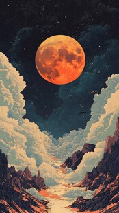 星月河幻想插画