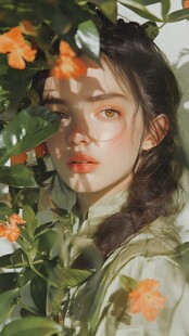 仙气清冷少女壁纸图片