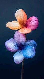 彩色绚丽梦幻唯美花朵