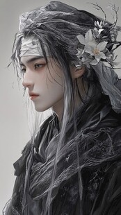 原创手绘古装美男