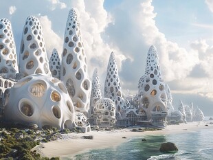 幻想的外星建筑