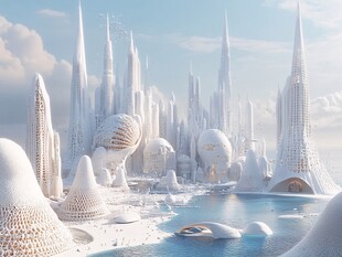 幻想的外星建筑