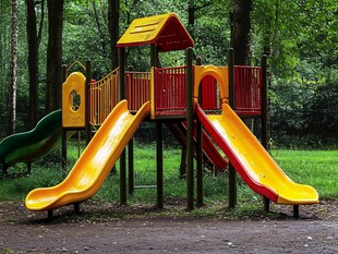 滑梯儿童游乐场