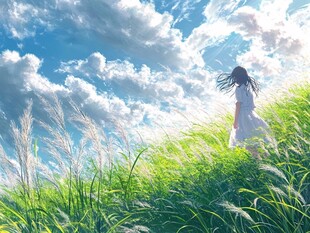 唯美沿阶草