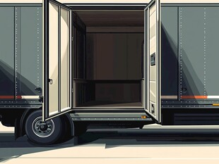 卡车车厢局部