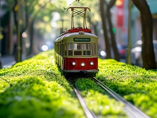 开往春天的小电车