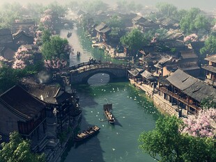 唯美浪漫江南水乡风情