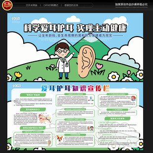 爱耳日宣传展板
