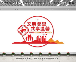 文明社区文化墙