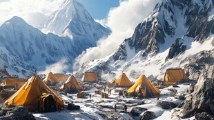 珠穆朗玛峰大本营