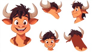 q版牛牛卡通形象设计