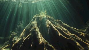 水下树根