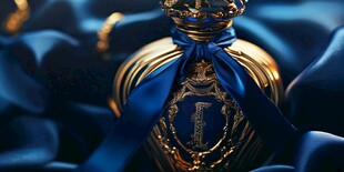 蓝金质感酒类主视觉