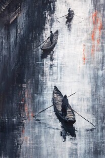 船家意境人文风光