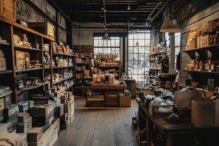 工艺礼品店内景