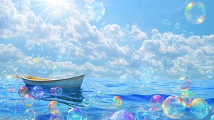 气泡海洋美图