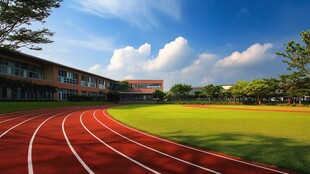 学校运动场图片下载