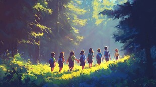 新海诚风格插画