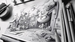 3d立体插画风格