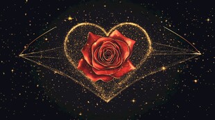 闪光光圈玫瑰花