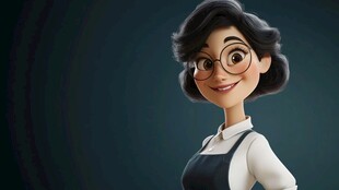 卡通写实漫画人物