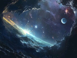科幻场景宇宙洪荒