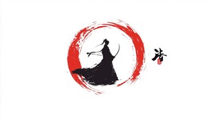 古风人像logo